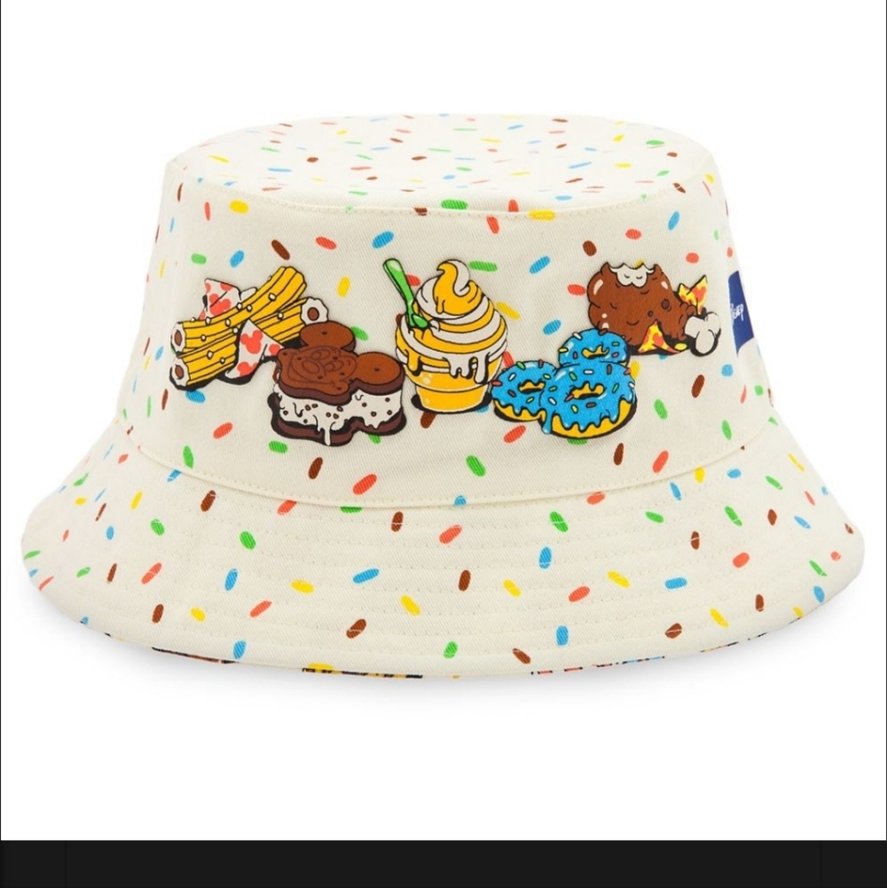 Disney Parks x Spirit Jersey "Disney Eats" Bucket Hat NWT